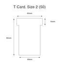 T Card Lockable Cabinet with Size 2 T Board