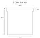 Job Control T Card Board (Size 120 or Size 4)