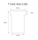 T Cards (Plastic) Size 2