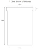 6 Panel T Card Board (Size 120 or Size 4) Fully Assembled