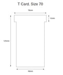 7 Column T Card Board (Size 70)