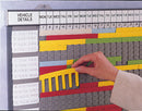 Rental Booking Board Insert