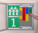 H2S Muster T Card Station