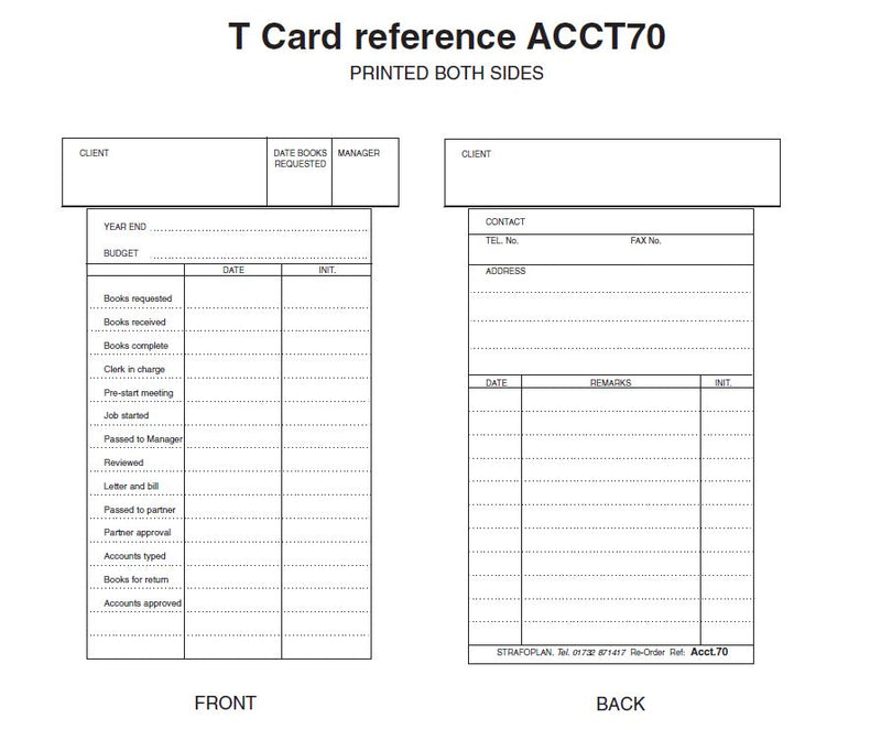 Accountants T Card