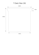 6 Panel T Card Board (Size 120 or Size 4) Fully Assembled