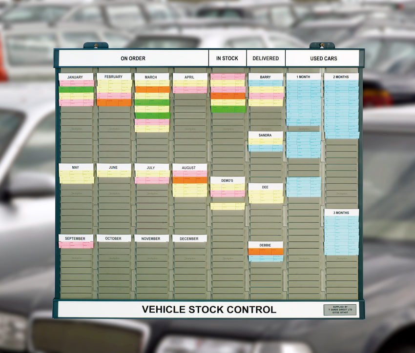 Vehicle Stock Control Board – T Cards Direct